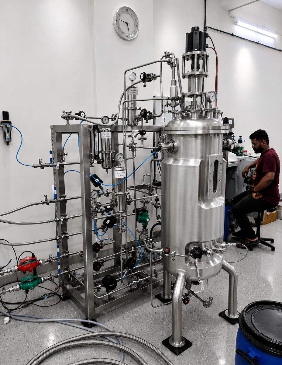 Bioprim-I in-situ scale stainless steel fermenter